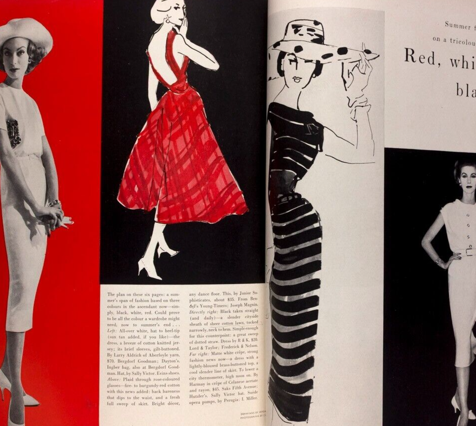 JOANNA McCORMICK Natalie Wood PICASSO Vogue 1957 June RENE BOUCHE Penn AGA KHAN