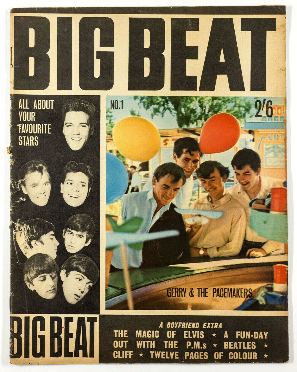 GERRY & THE PACEMAKERS Beatles JANE FONDA Billy Kramer FURY Big Beat Magazine 1