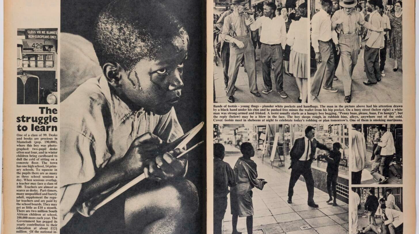 Ernest Cole SOUTH AFRICA Rolex ad SUNDAY TIMES magazine 1966 November ASTRODOME