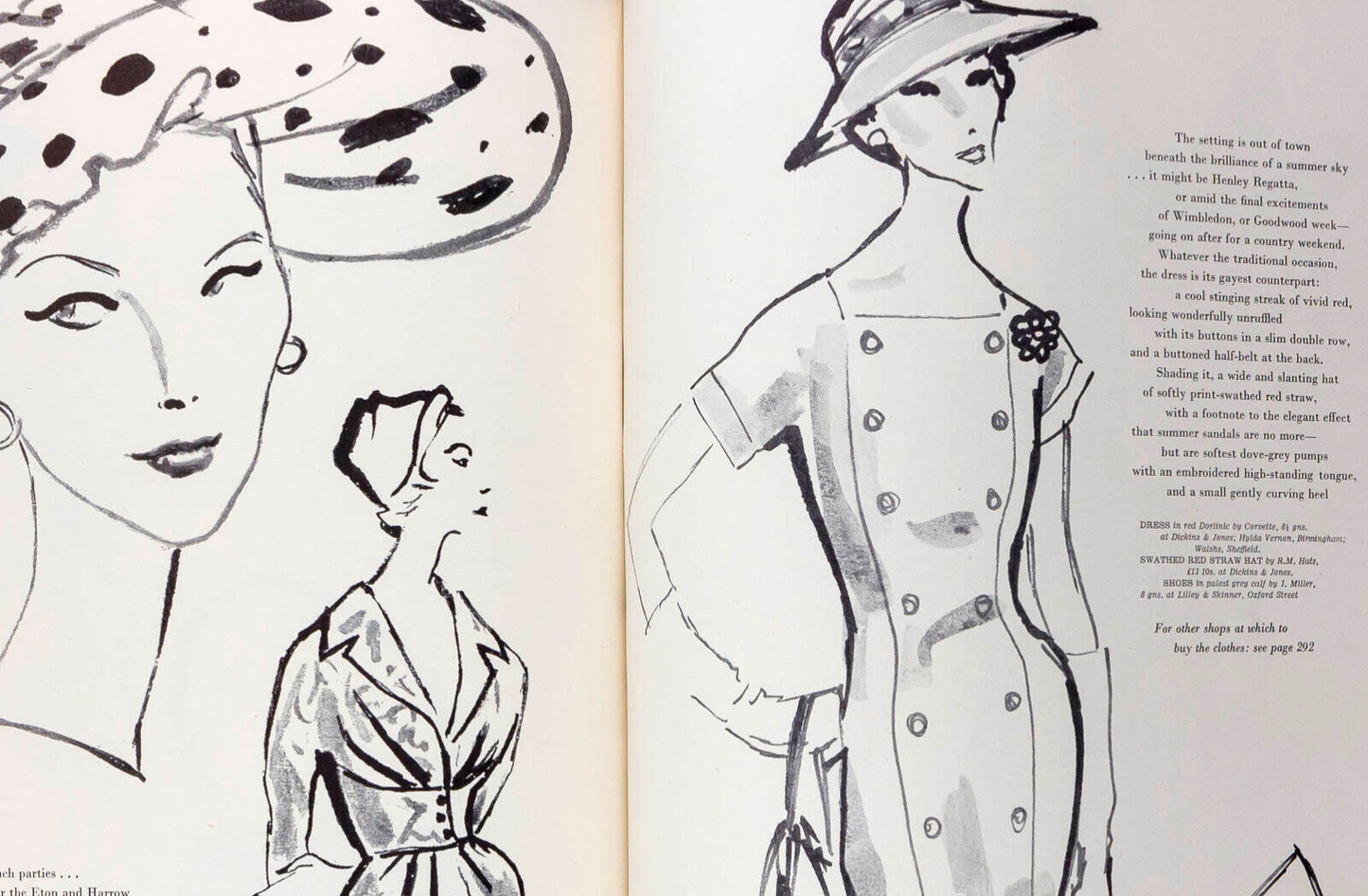 DORIAN LEIGH Parkinson CHRISTIAN DIOR Balenciaga GIVENCHY Cezanne BOURDIN Vogue