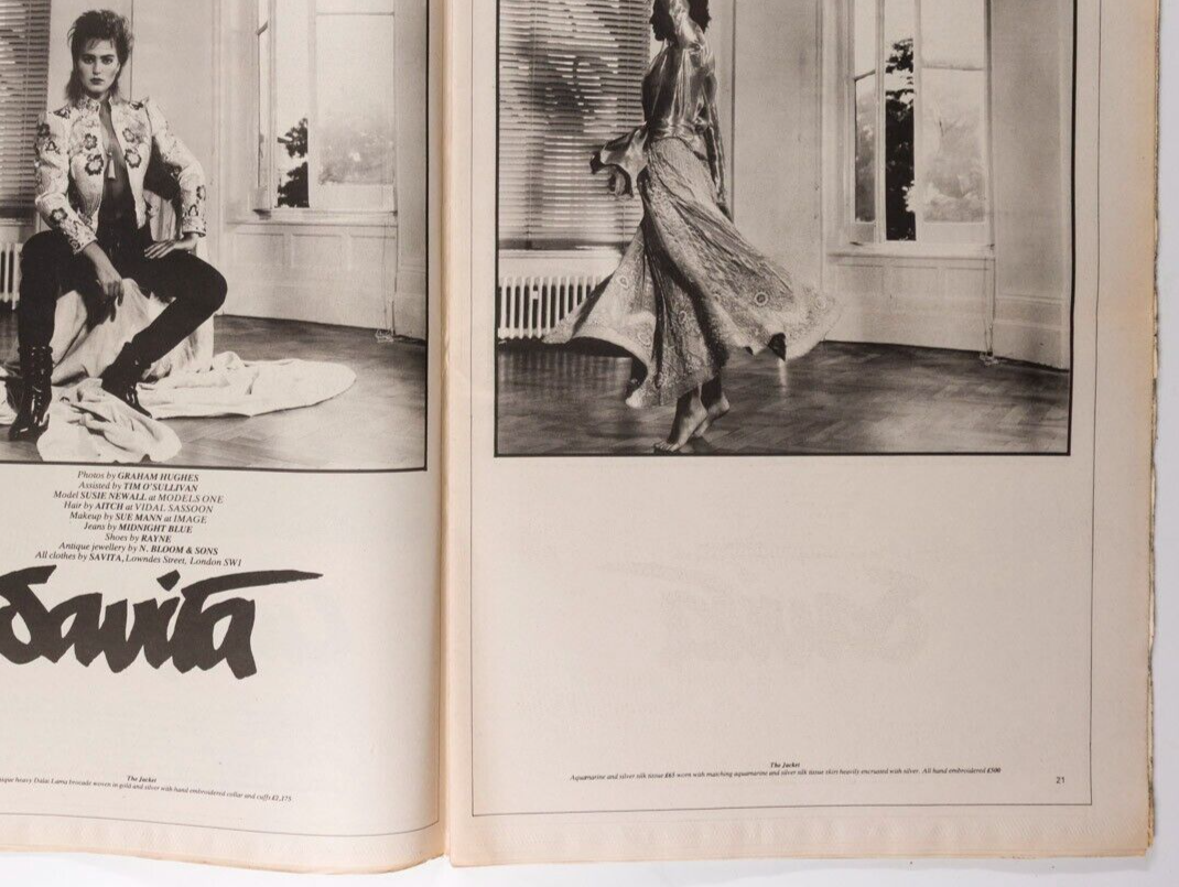 CATHERINE OXENBERG Gail Elliot MARIE HELVIN Ritz magazine JARED MARTIN Versace