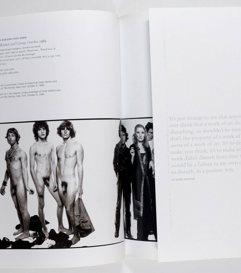 Marilyn Monroe RICHARD AVEDON Foundation AUCTION catalogue CHRISTIE'S Paris 2010