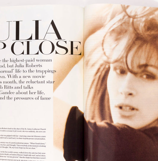 Julia Roberts KATE MOSS Bridget Hall NADJA AUERMANN Helmut Newton IMAN Vogue USA