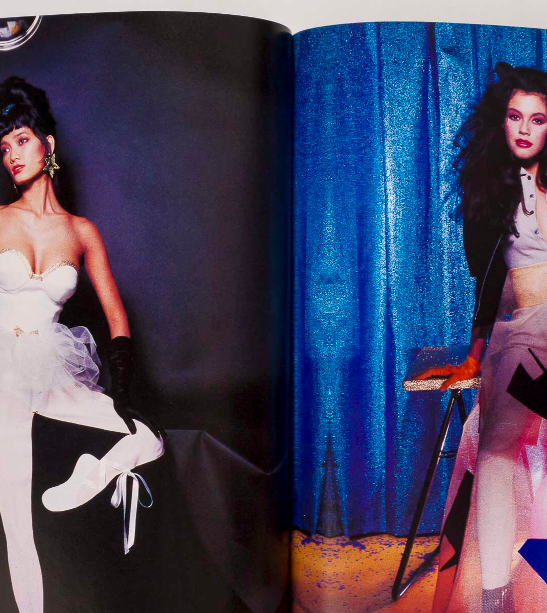 Meghan Douglas GUY BOURDIN I Love Madly HARPER'S BAZAAR FRANCE December 1989 vtg
