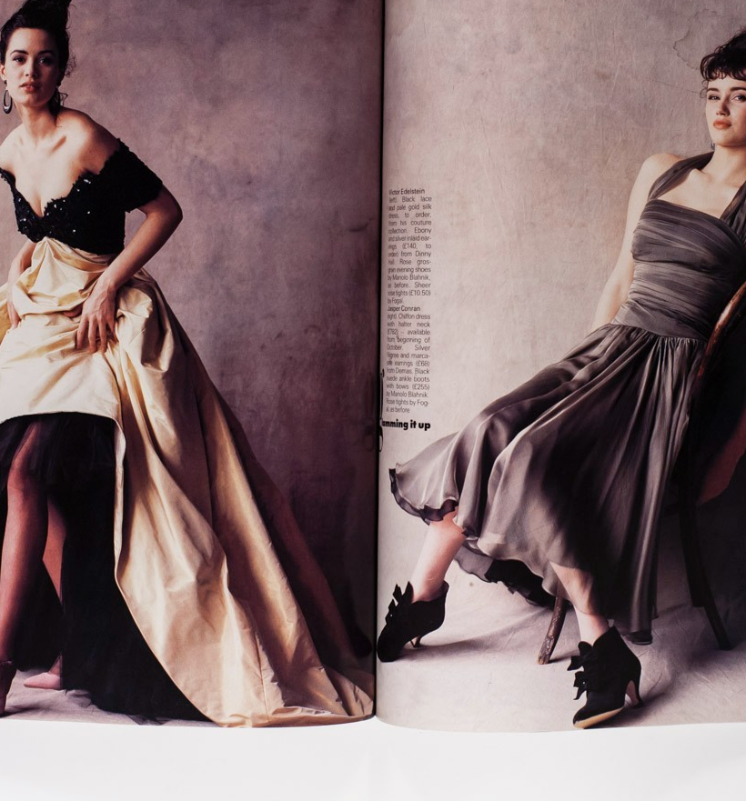 Madonna BRUCE WEBER Galliano PET SHOP BOYS Cindy Crawford UK Elle September 1987