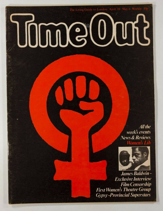 WOMEN'S LIBERATION James Baldwin GYPSY Theatre FILM Time Out London magazine UK