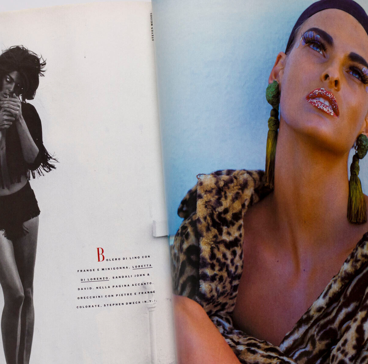 Cindy Crawford LINDA EVANGELISTA Yasmin Le Bon NAOMI CAMPBELL Ritts VOGUE ITALIA