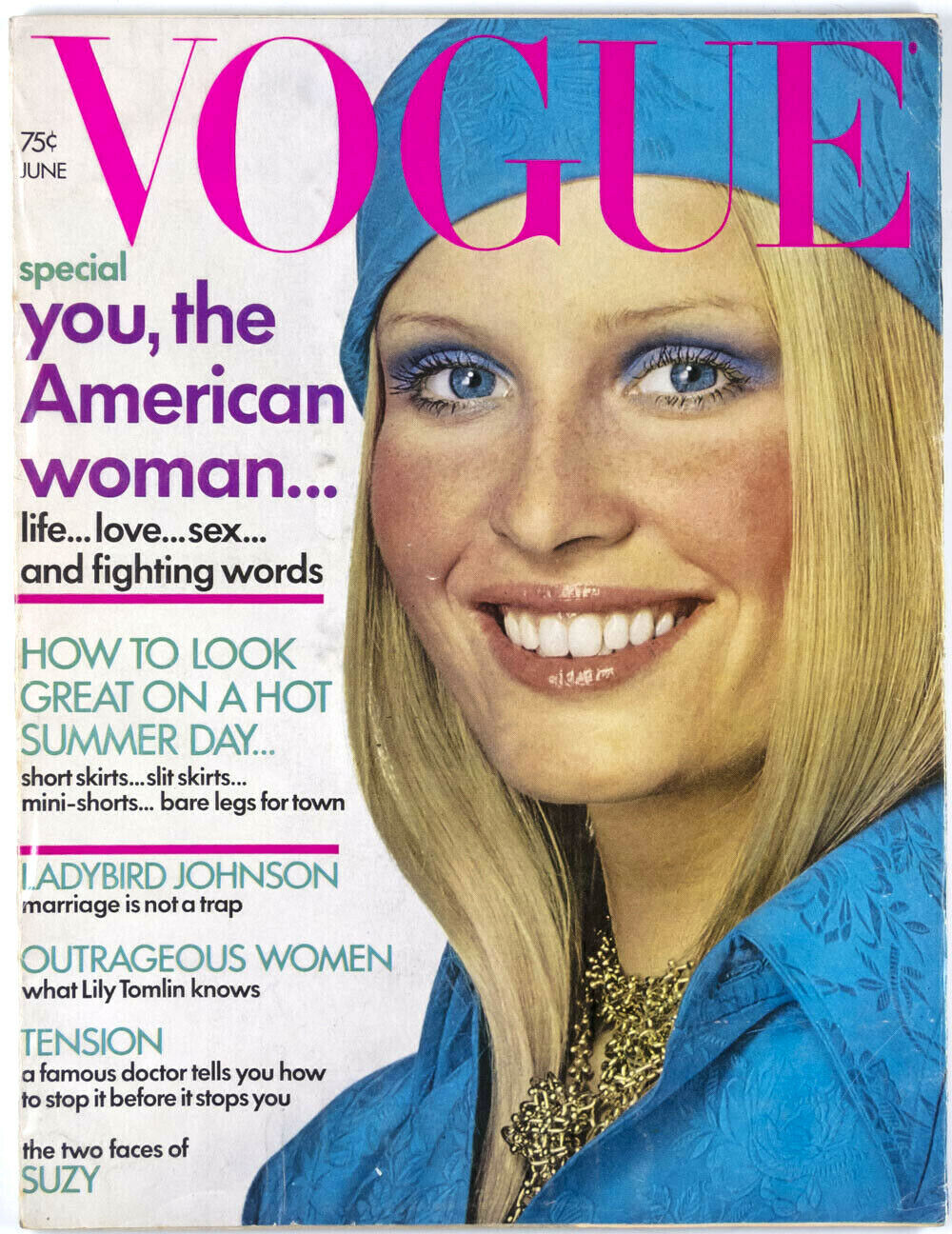 GUNILLA LINBLAD Suzy Parker PENN Candice Bergen LAUREN HUTTON Lily Tomlin  VOGUE