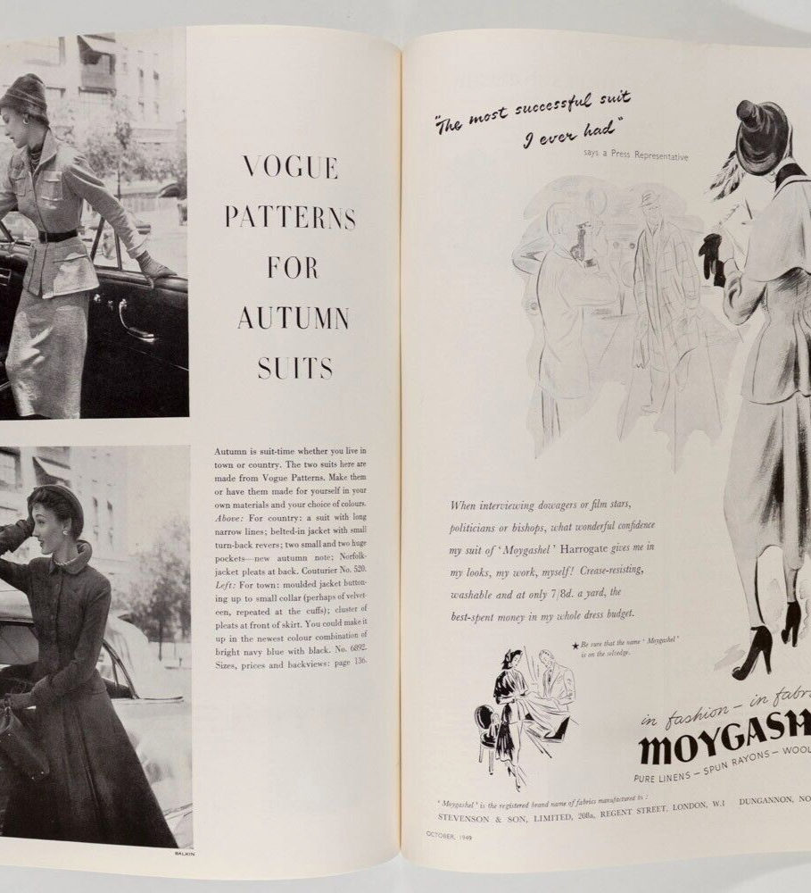 Mary Jane Russell RENE BOUCHE Lee Miller VOGUE October 1949 Margot Fonteyn HORST