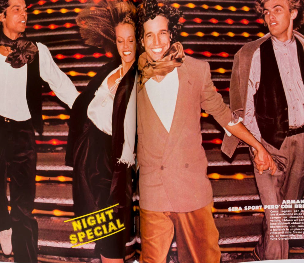 Night Special RUDOLF NUREYEV L’uomo Vogue December 1977 Fiorucci PUNK Studio 54