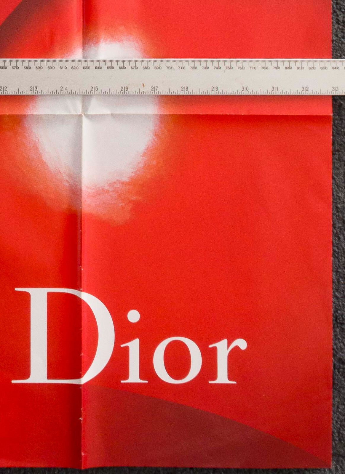 GISELE BUNDCHEN huge DIOR wall poster Spring Summer 2003 Nick Knight Foldout A0