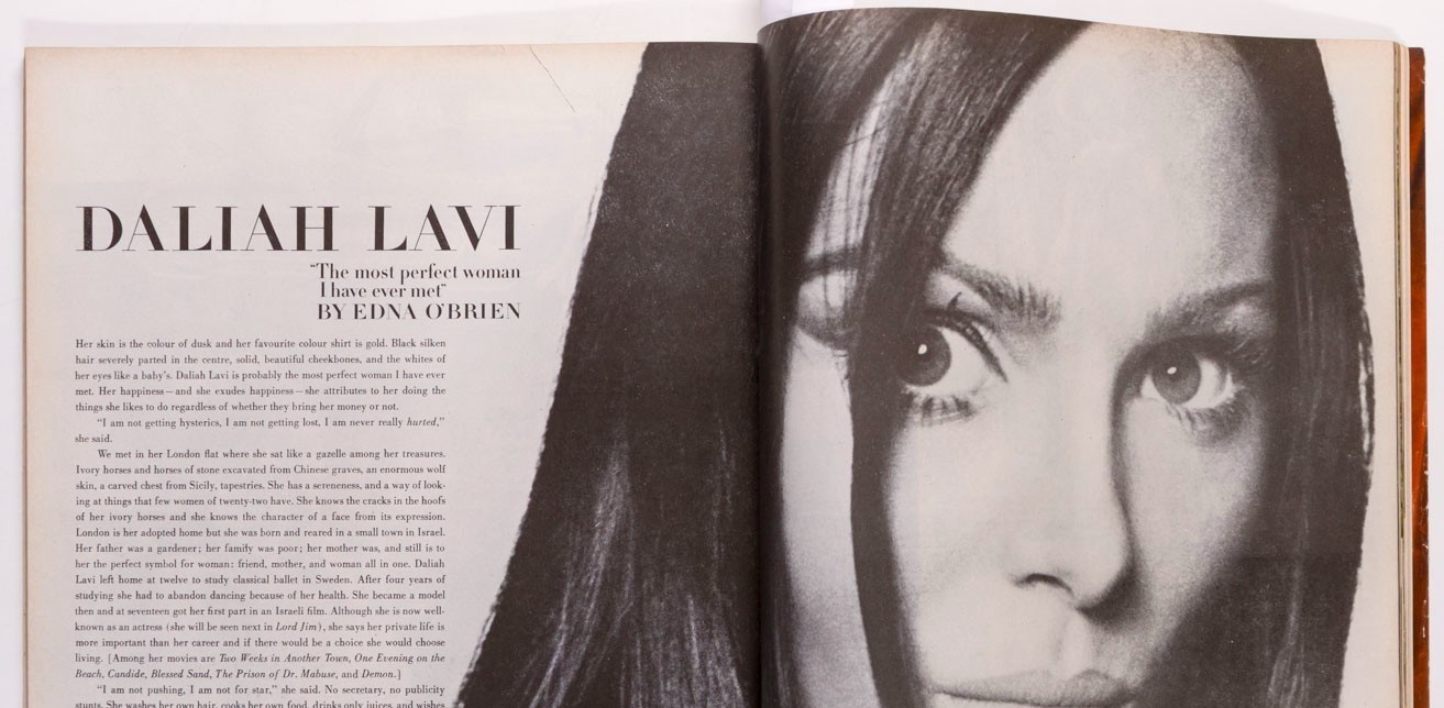 Astrid Heeren CHARLIE CHAPLIN Daliah Lavi VOGUE November 1964 Saul Bellow HORST