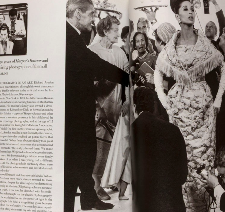 Brigitte Bardot RICHARD AVEDON China Machado HARPER'S BAZAAR magazine March 2014