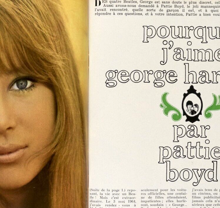 PATTIE BOYD Peggy Moffitt NATALIE WOOD Petula Clark MODS 60s AGE TENDRE magazine