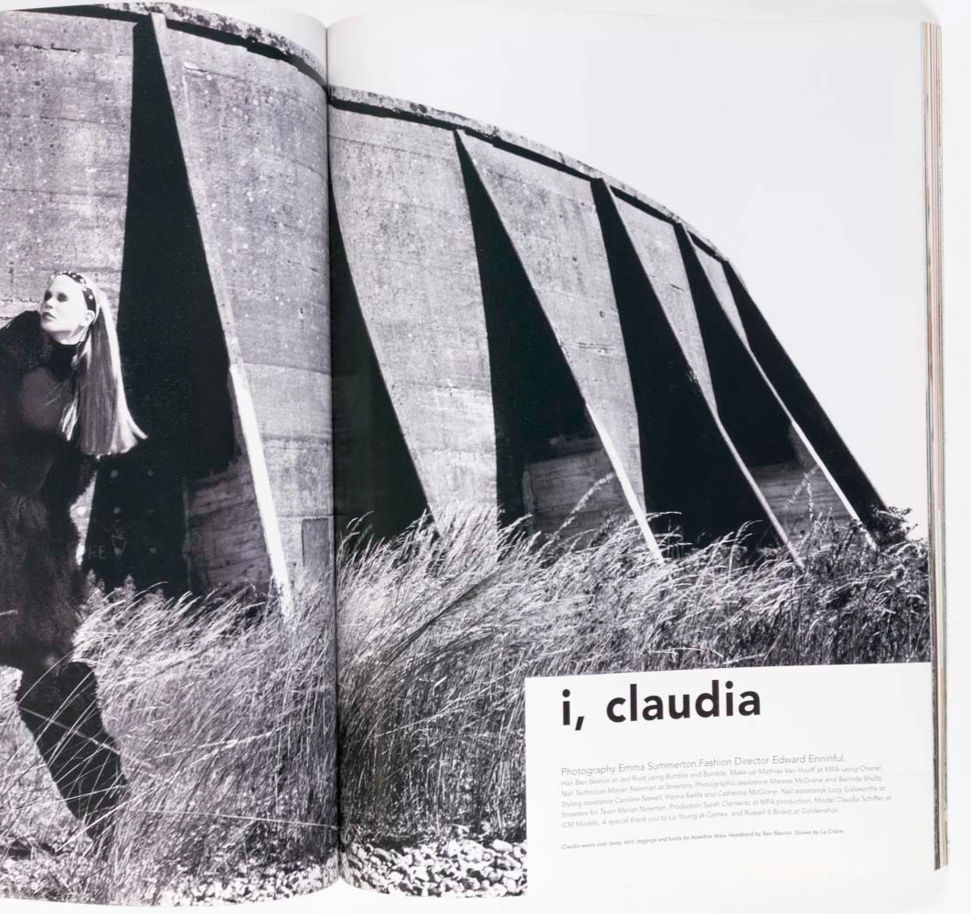 Claudia Schiffer SASHA PIVOVAROVA Julia Stegner i-D MAGAZINE September 2006 Kaws