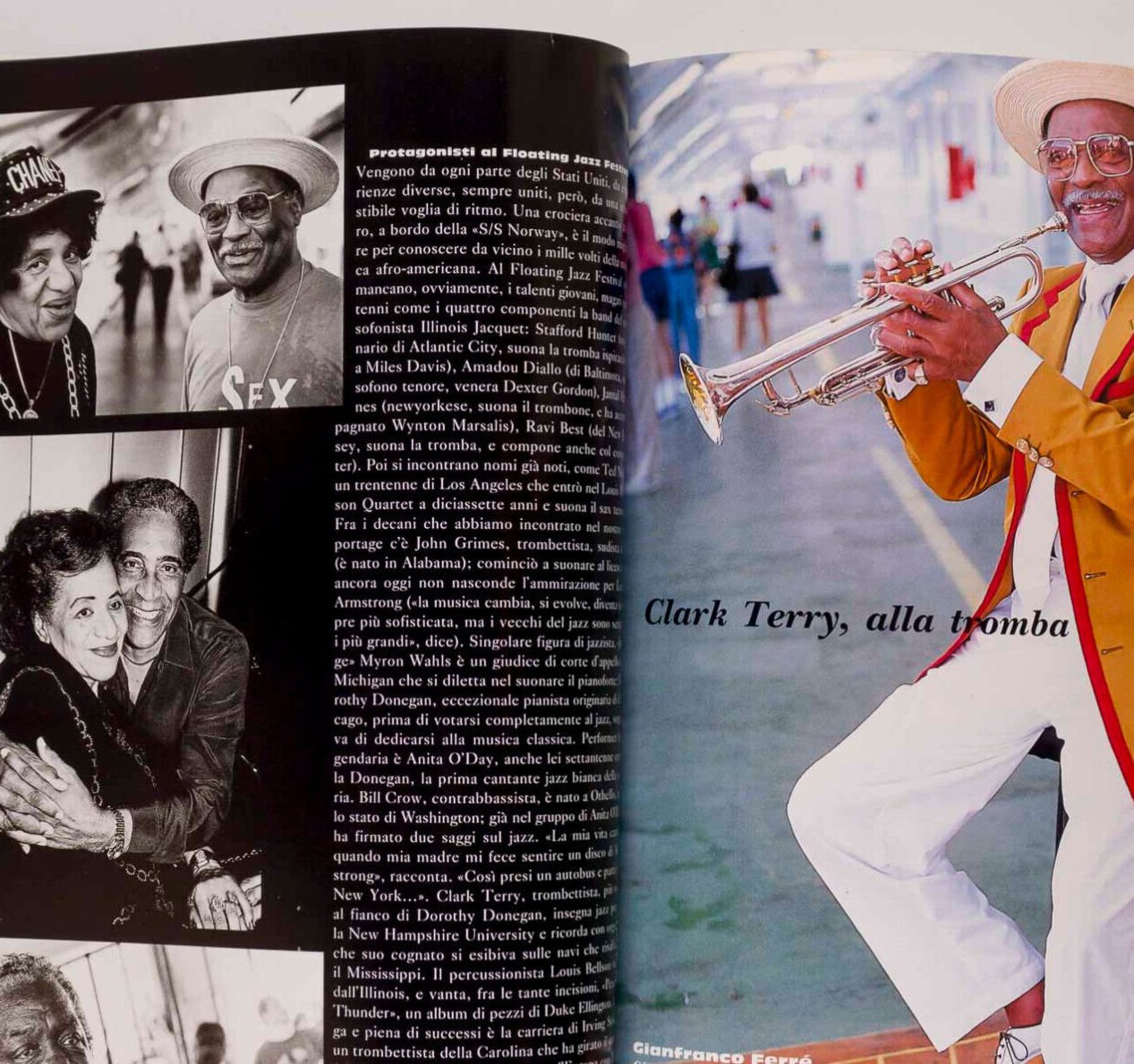 SPIKE LEE Louis Bellson MICHAEL CRICHTON L'uomo 12 1992 Clark Terry IRVIN STOKES
