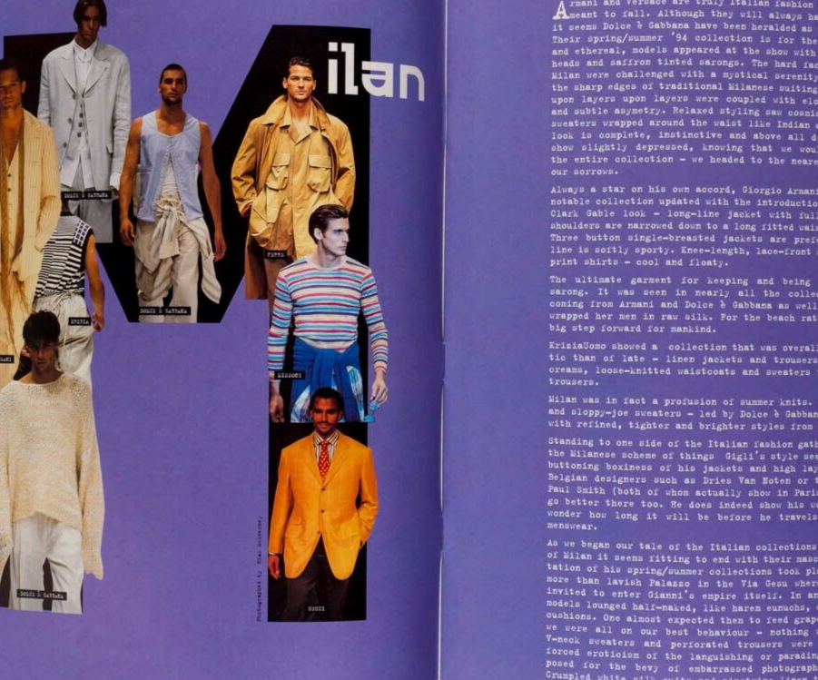 Cameron Alborzian JOHN ROCHA Christy Turlington AIDS Internation Collections Men