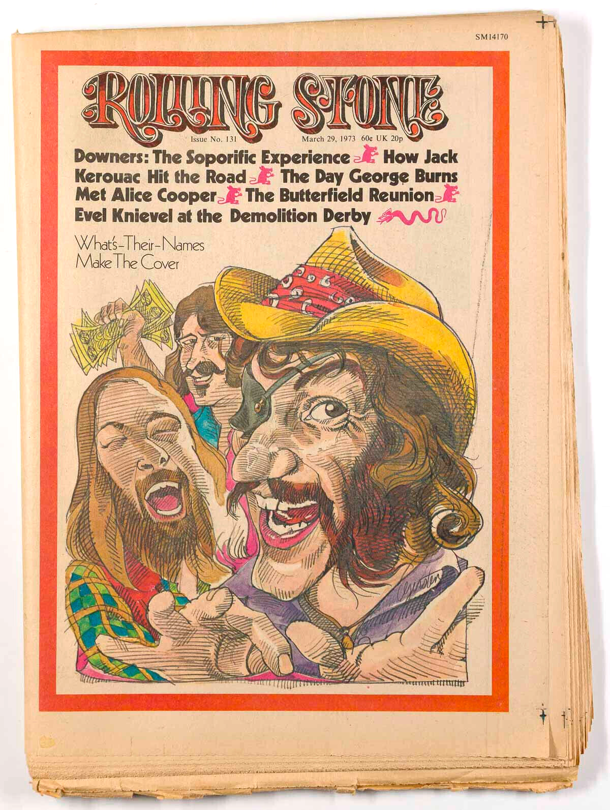 DR HOOK Pink Floyd KEROUAC Evel Knievel ROLLING STONE March 1973 131 HIPGNOSIS