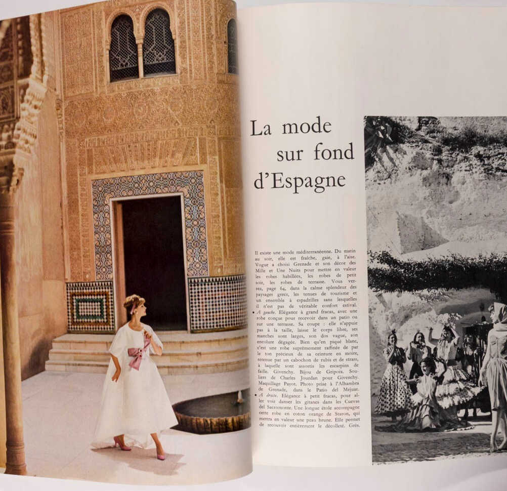 Rose Marie Le Quellec GUY BOURDIN Picasso PARIS VOGUE June 1958 Spain BELMONDO