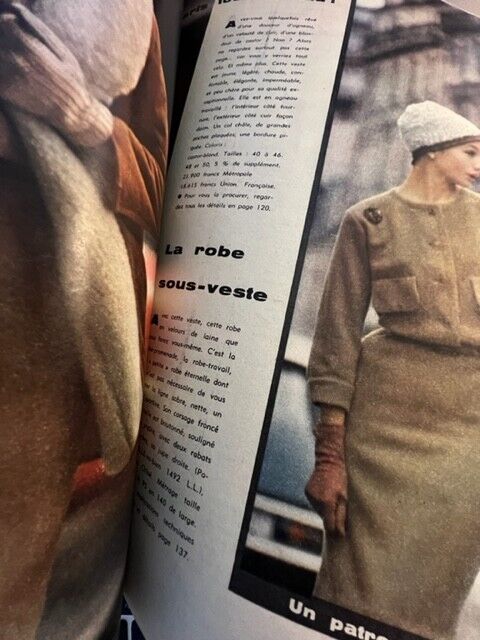 Sophia Loren CHLOE DRESS PATTERN Childs anorak ALICE CHAVANE Paris Elle magazine