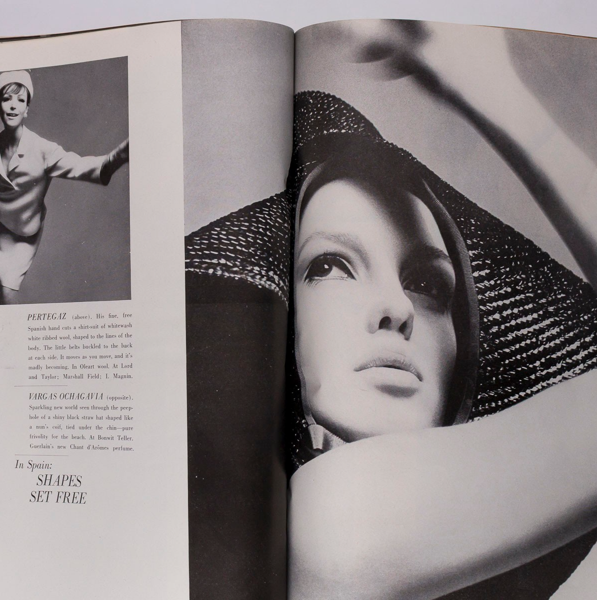 Donna Mitchell BOB RICHARDSON Antonio Lopez HARPER'S BAZAAR March 1965 Dubuffet