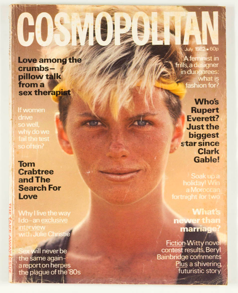 Julie Christie RUPERT EVERETT Mikhail Baryshnikov COSMOPOLITAN July 1982 vtg 80s