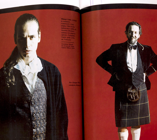 Hugh Grant PAOLO ROVERSI Aldo Fallai KOTO BOLOFO Michael Clark L'UOMO VOGUE vtg