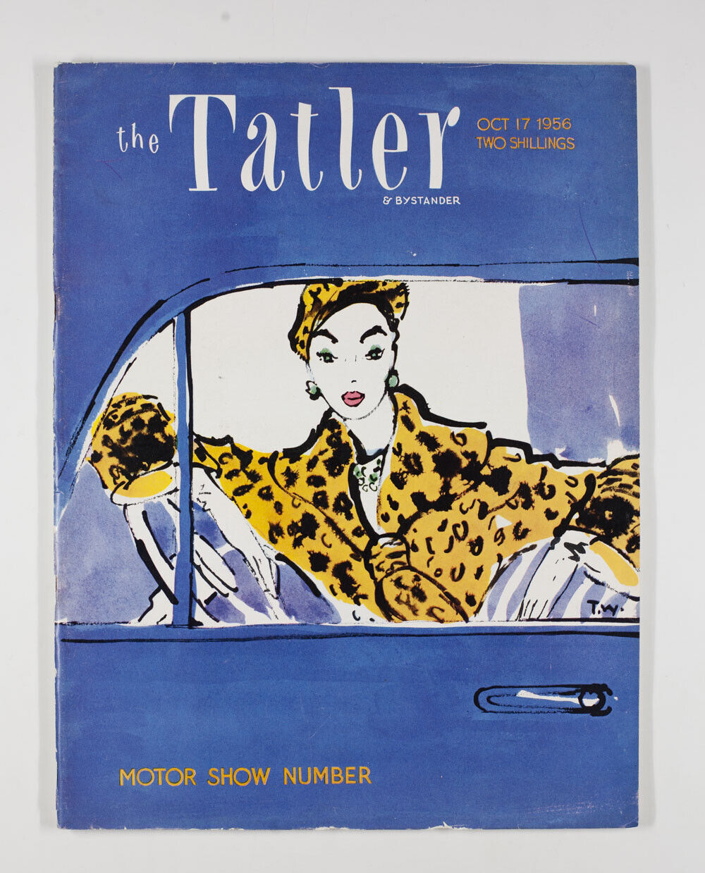 Tage Werner MOTOR SHOW NUMBER Jaguar Daimler car JOHN FRENCH Tatler magazine VTG