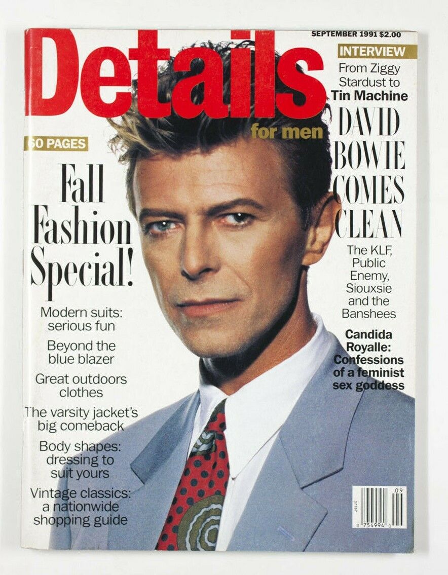 DAVID BOWIE Laura Dern KLF Siouxsie Sioux CANDIDA ROYALLE Details magazine 1991