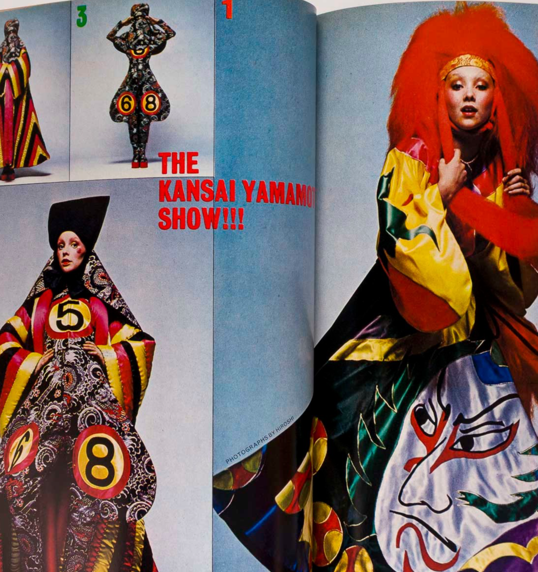 KANSAI YAMAMOTO Marie Helvin BRIDGET RILEY Anna Wintour HARPERS QUEEN July 1971