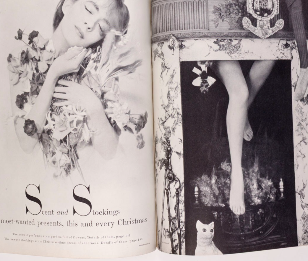ANNABEL BIRLEY Richard Attenborough KLEIN Norman Parkinson VOGUE December 1956