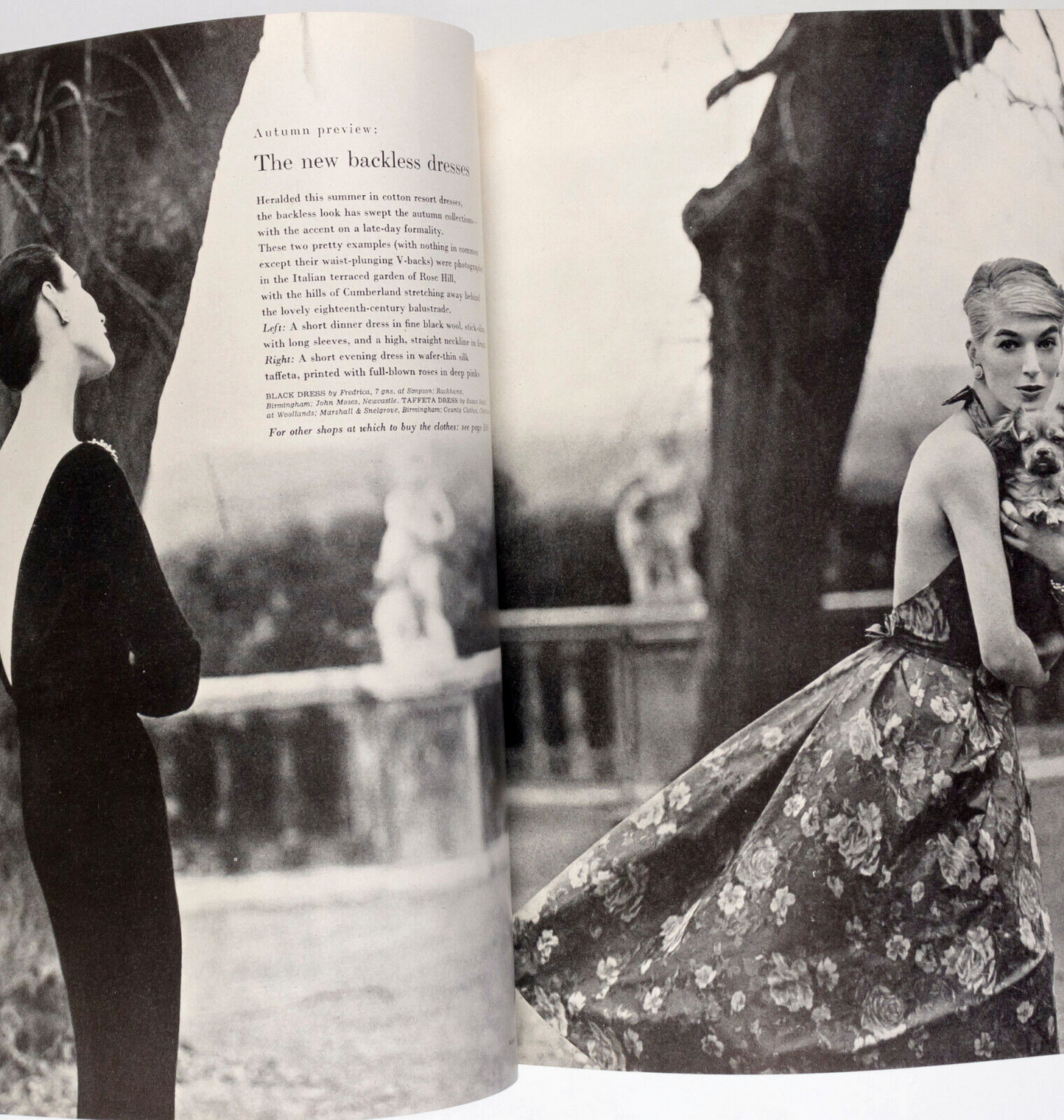 Marie Helene Arnaud NORMAN PARKINSON Helmut Newton RENE BOUCHE vtg FUCHSIA VOGUE