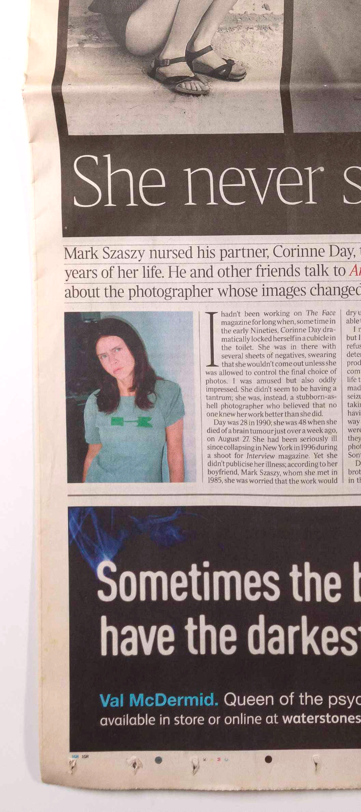 CORINNE DAY Kate Moss THE BLITZ Raymond Brggs SATURDAY REVIEW magazine THE TIMES