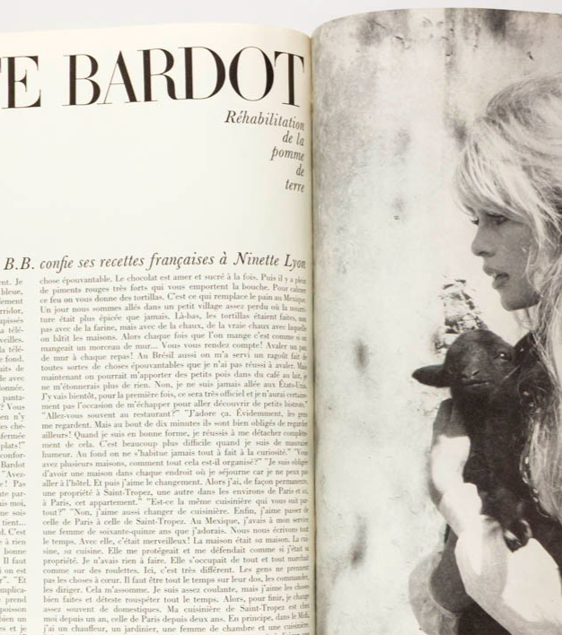 Guy Bourdin BARDOT Peggy Moffitt CAPOTE Paris Vogue January 1966 60th birthday