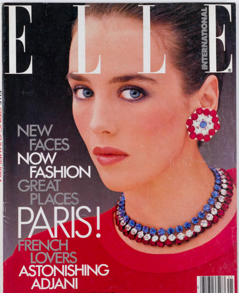 ISABELLE ADJANI Marisa Berenson ELLE MacPHERSON International ELLE magazine 80's