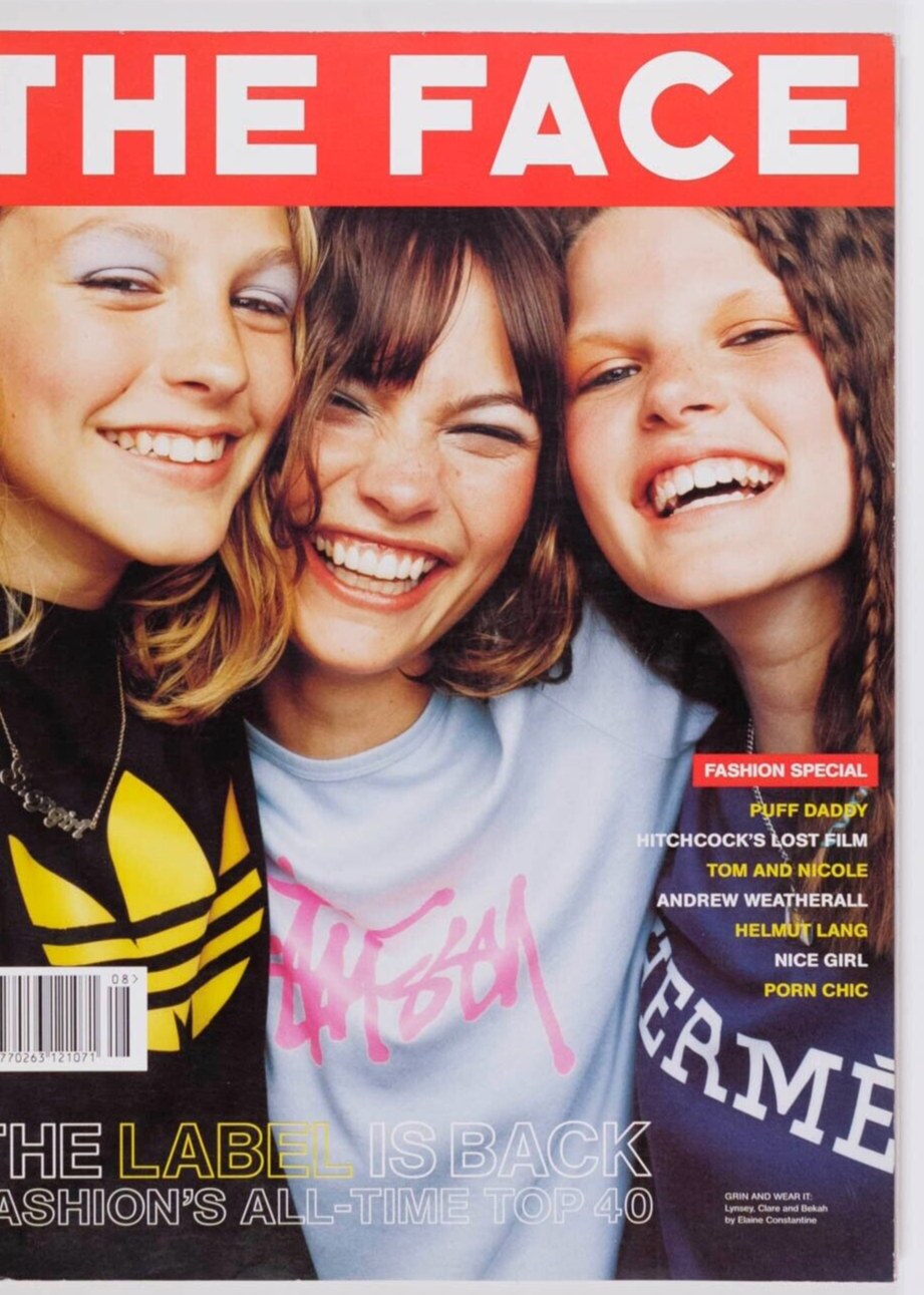 Stussy HYSTERIC GLAMOUR Hermes ELAINE CONSTANTINE Gisele ~ THE FACE magazine VTG