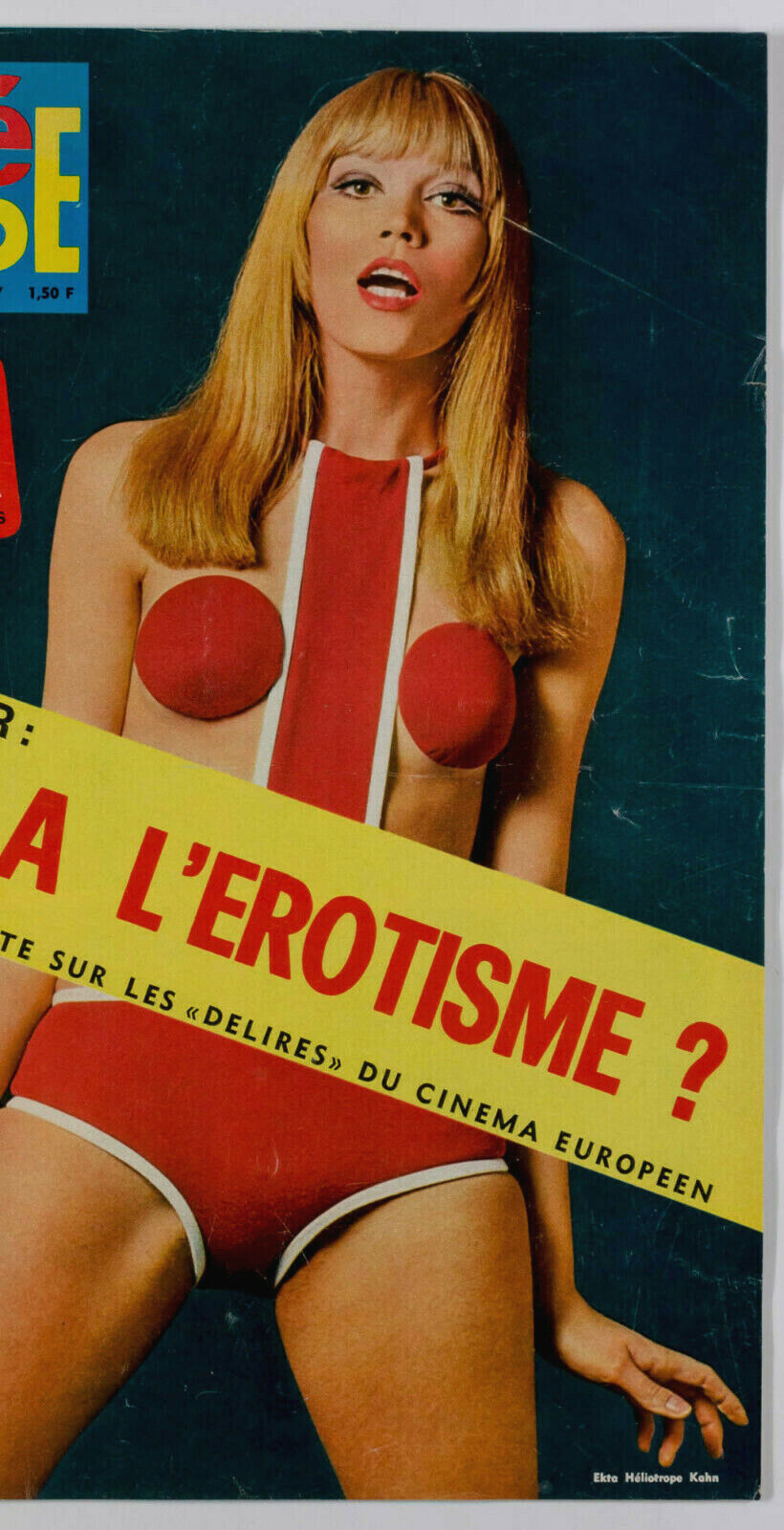 Amanda Lear SIDNEY POITIER Horst Buchholz BRIGITTE BARDOT Cinemonde magazine 60s