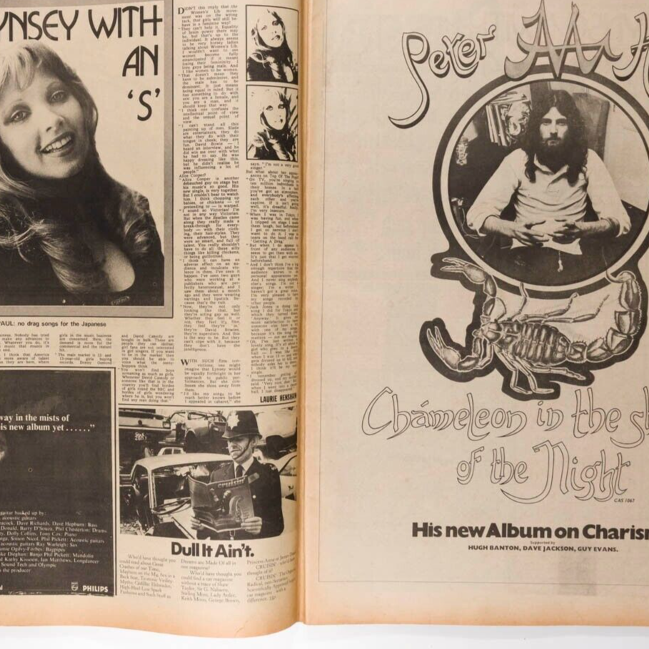 David Bowie MICK RONSON Alice Cooper MELODY MAKER May 1973 LIZA MINELLI Nazareth