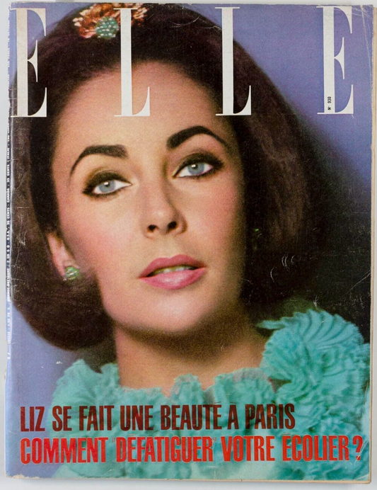 Elizabeth Taylor IAN FLEMING ELLE Oct 1953 James Bond  Edwige FRANCOISE HARDY