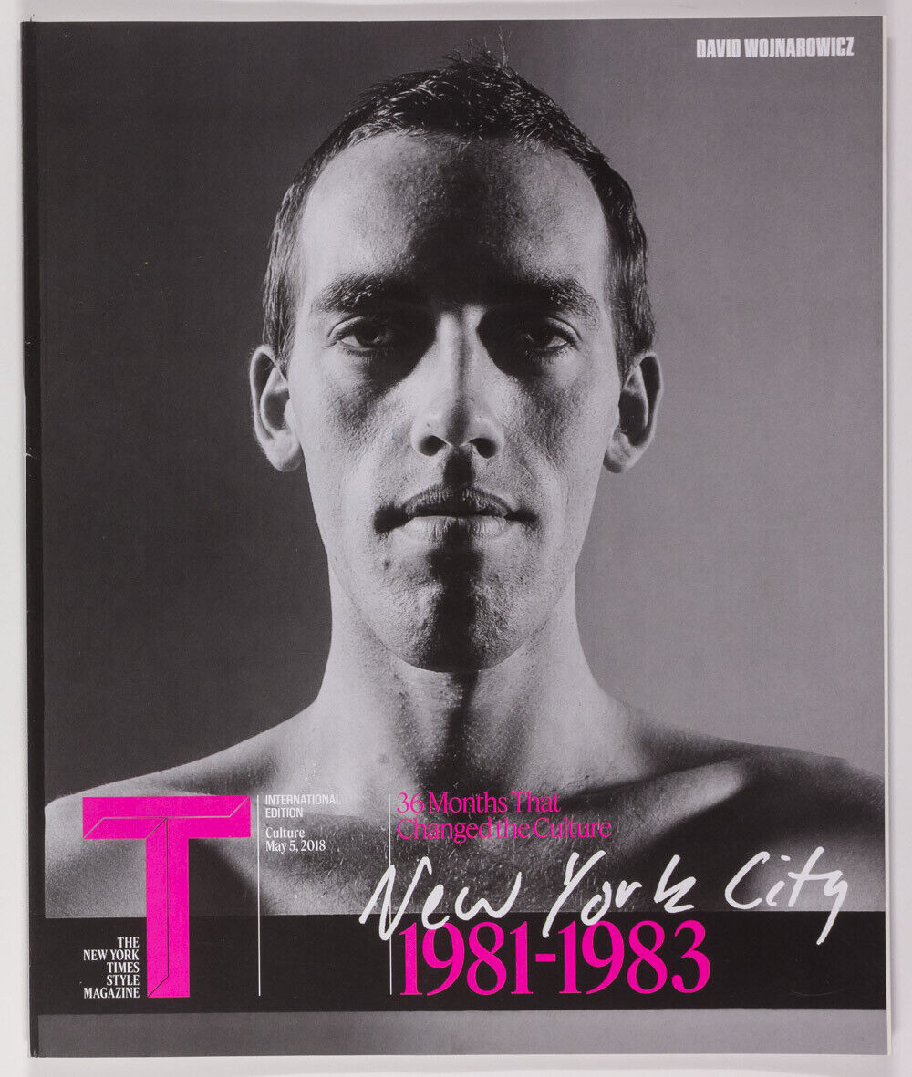 DAVID WOJNAROWICZ Peter Hujar NY 1981 1983 Kim Gordon JEFF KOONS Times Magazine