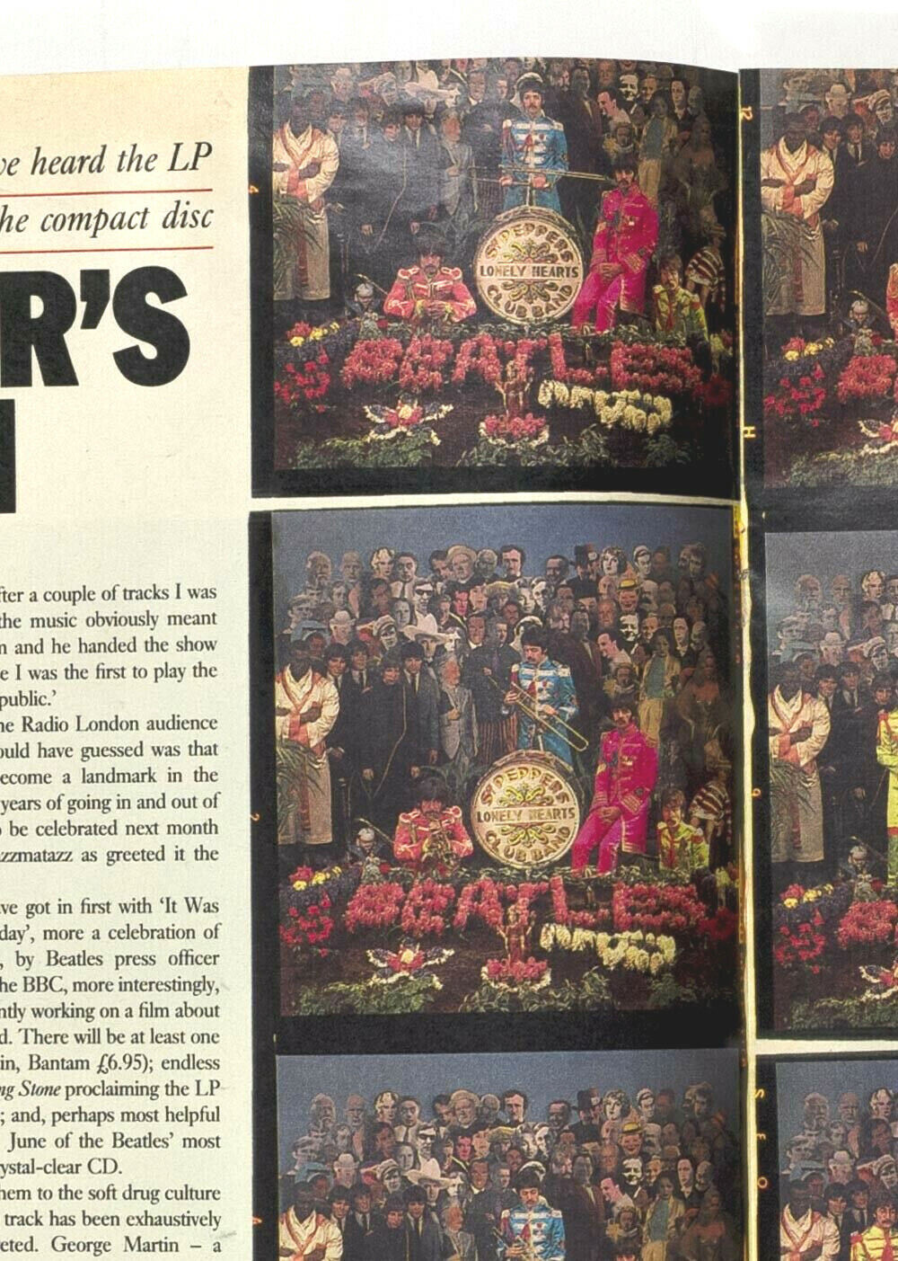 Jerry Hall BEATLES Sgt Pepper PETER BLAKE Steffi Graf OZBEK Observer magazine UK