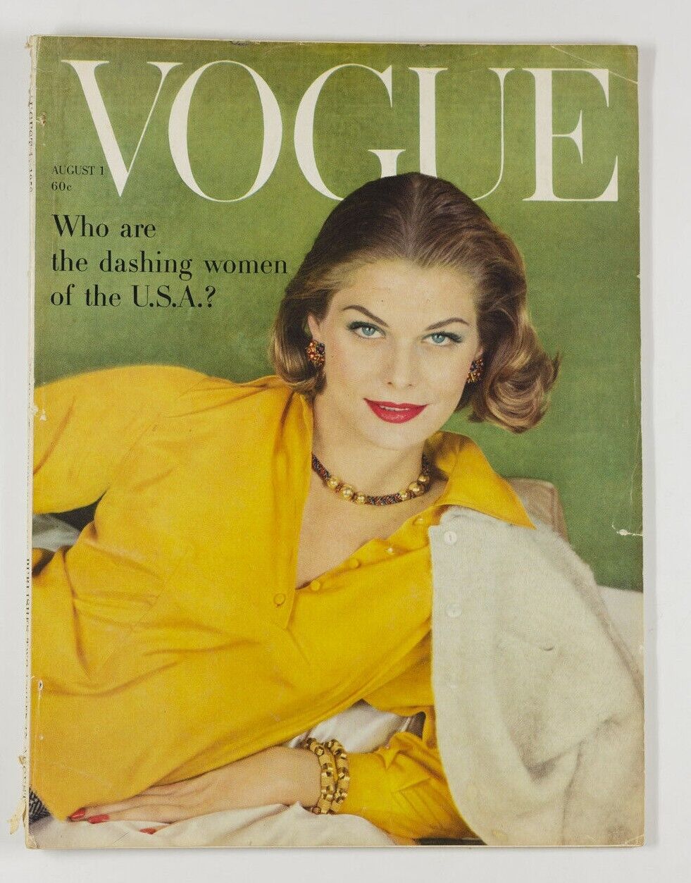 Mary Helim HENRY CLARKE Who are the dashing women of the USA vtg VOGUE 1958 50's