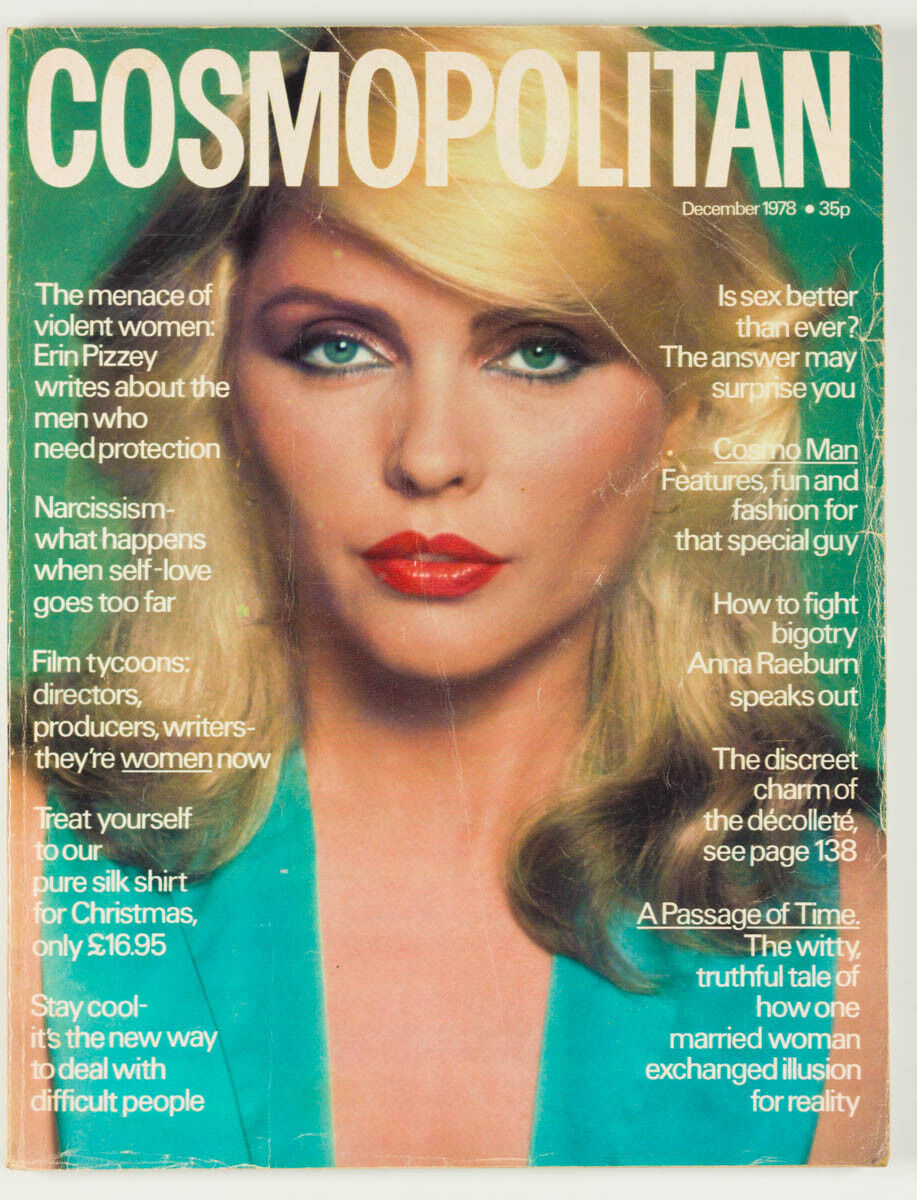 Debbie Harry PAMELA ROOKE Jordan Punk DAVID HOCKNEY Don McCullin UK Cosmopolitan