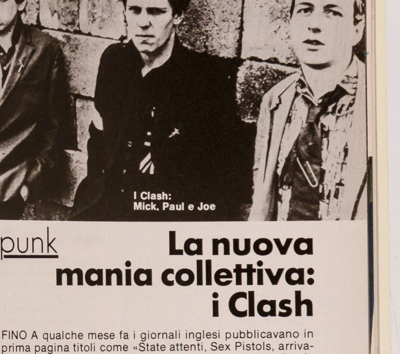 Greta Scacchi PUNK FASHION The Clash LEI magazine December 1977 vtg FIORUCCI It.