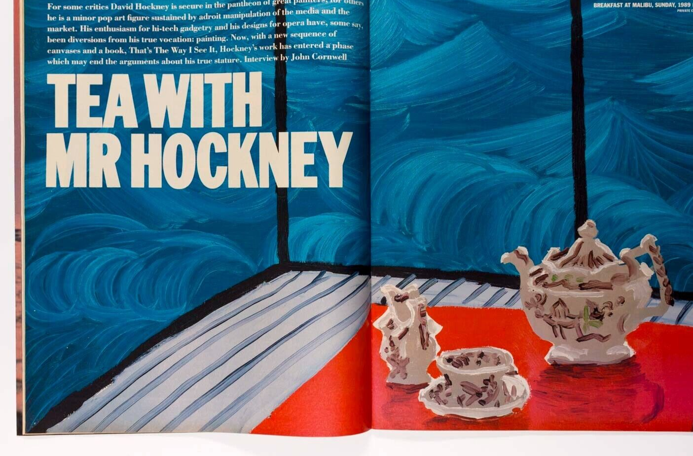 David Hockney SOFIA COPPOLA Sugimoto CECILIA CHANCELLOR Hawke TELEGRAPH MAGAZINE