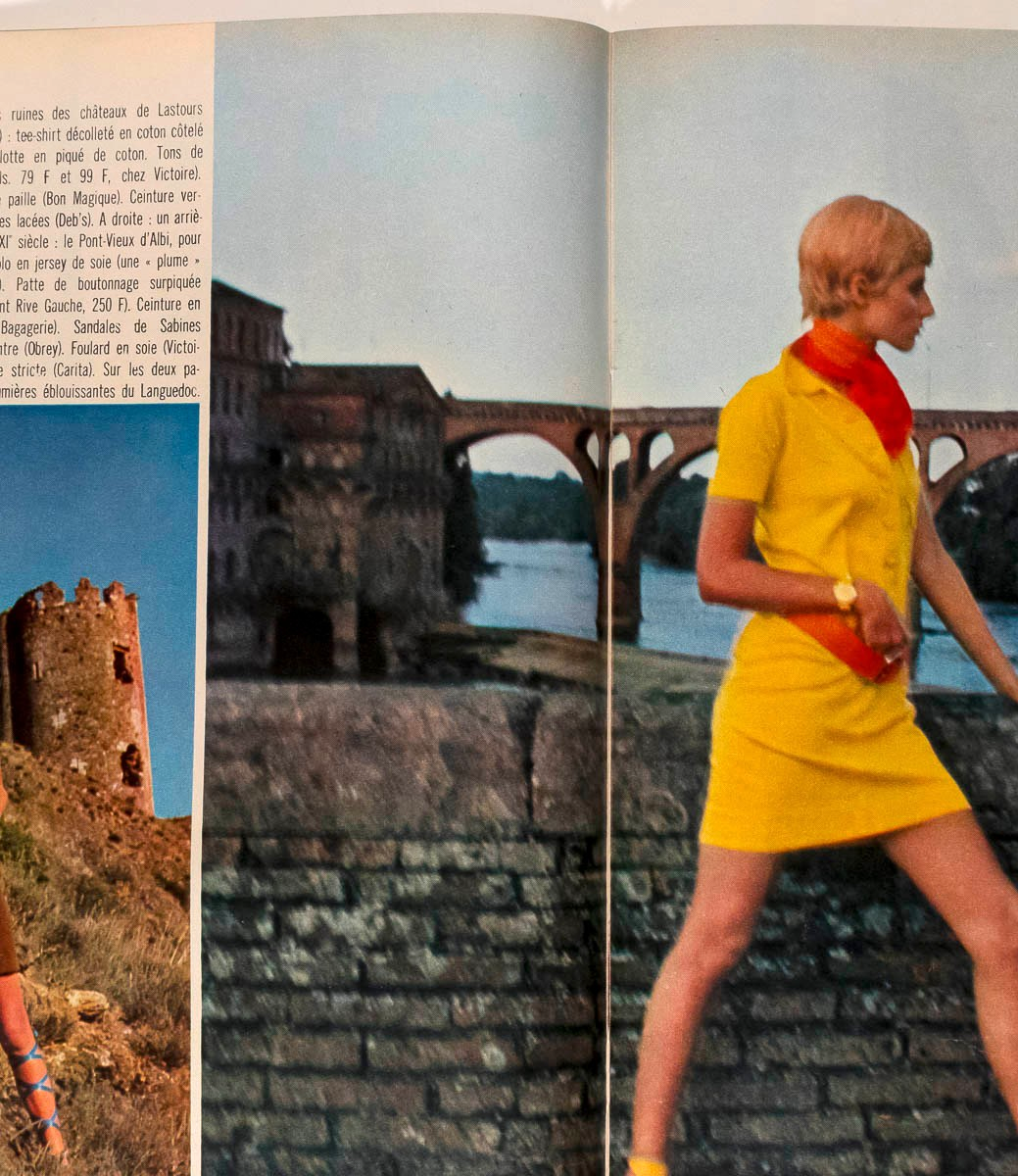Twiggy JILL KENNINGTON Toulouse Lautrec ELLE magazine 20 July 1967 1126 Scavullo