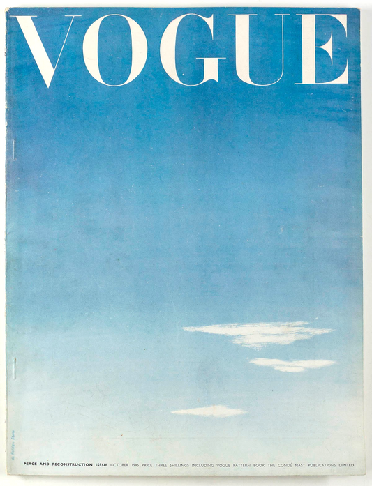 Peace Issue CECIL BEATON Lee Miller RENE BOUCHE Vogue magazine October 1945 WWII