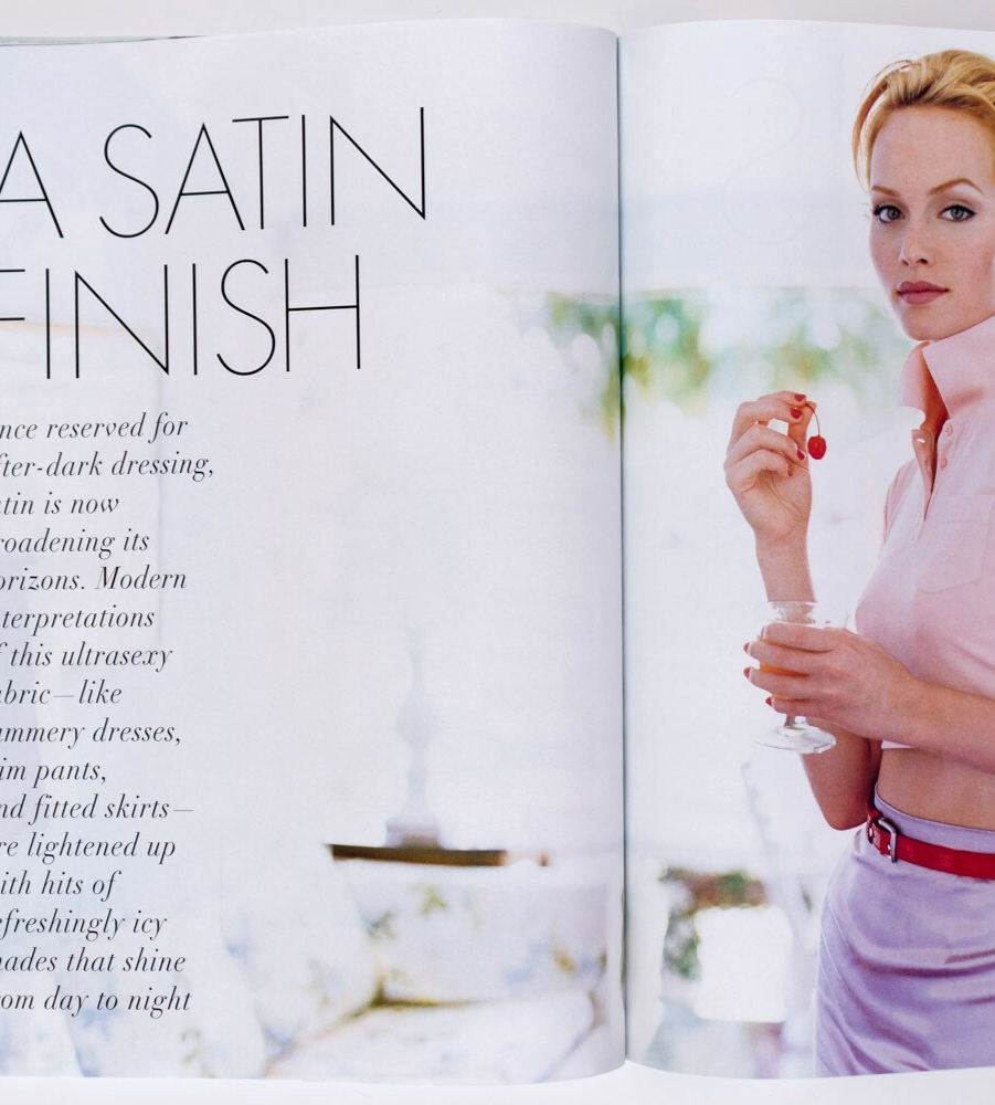 KRISTEN McMENAMY Kate Moss AMBER VALLETTA Vogue April 1995 Amanda Harlech PENN