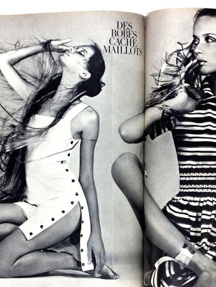 VERUSCHKA Africa RUBARTELLI Jeanloup Sieff COURREGES India PARIS VOGUE July 1968