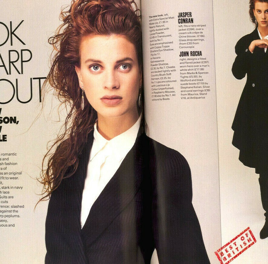 Christy Turlington NAOMI CAMPBELL Kristen McMenamy UK ELLE September 1986 Talisa